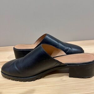 Madewell Mindy Lugsole Mule Leather 10